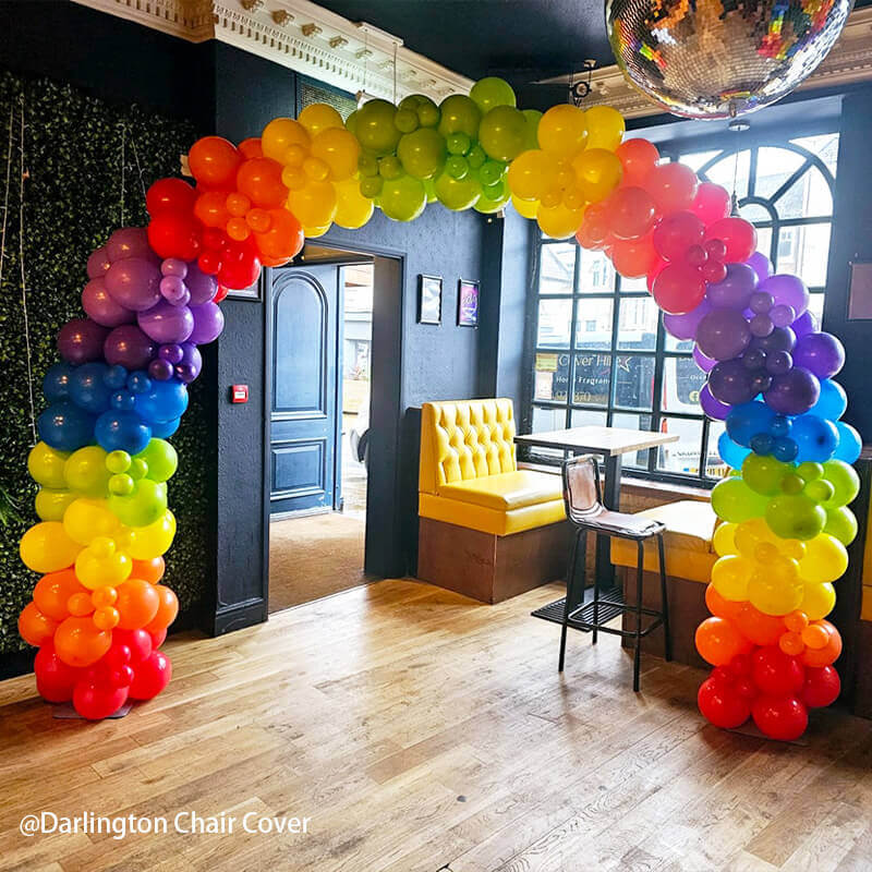 10x8 Ft Aluminum Balloon Arch Frame Wedding Arch Stand-ubackdrop