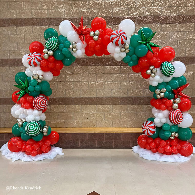 10x8 Ft Aluminum Balloon Arch Frame Wedding Arch Stand-ubackdrop