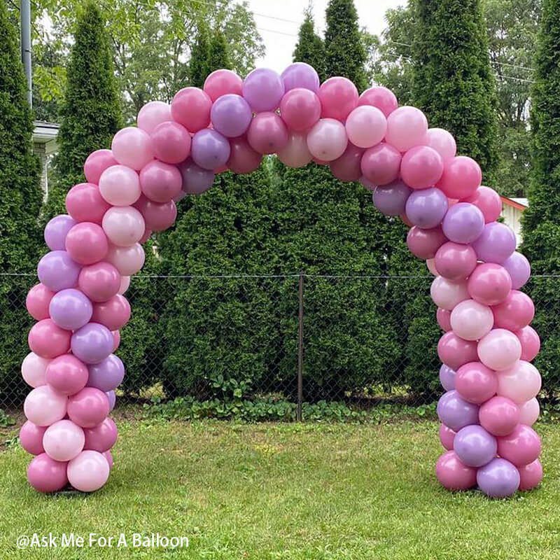 10x8 Ft Aluminum Balloon Arch Frame Wedding Arch Stand-ubackdrop
