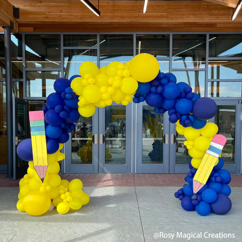 10x8 Ft Aluminum Balloon Arch Frame Wedding Arch Stand-ubackdrop