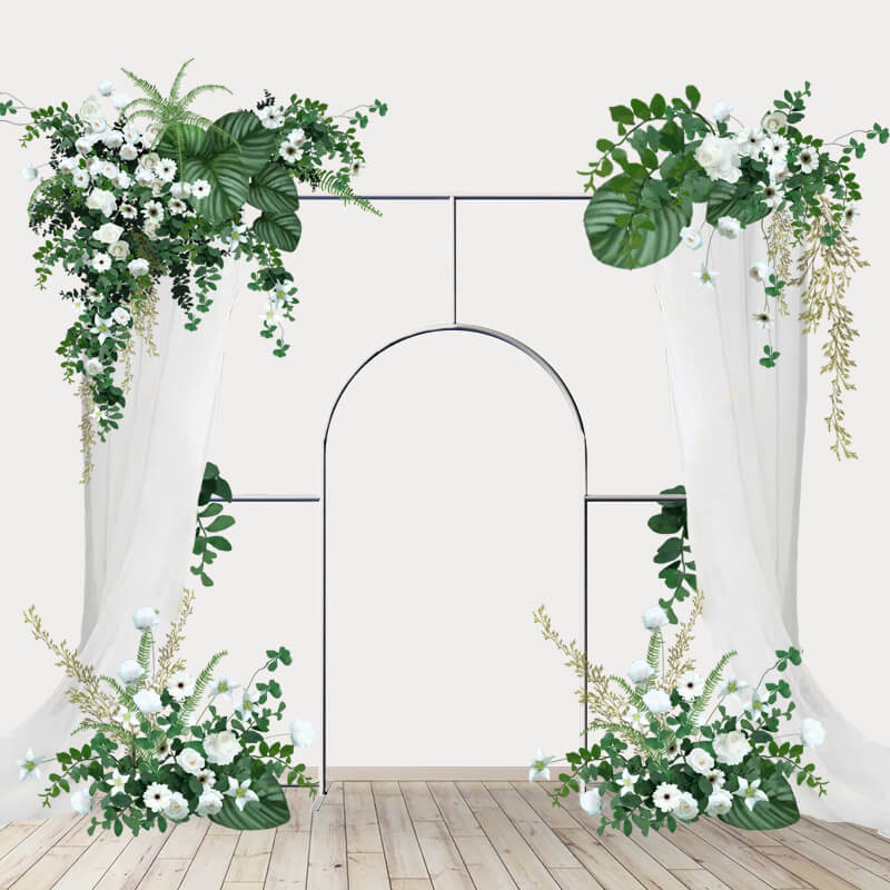 10x9ft Wedding Party Flower Arch Frame Welcome Stand Door-ubackdrop