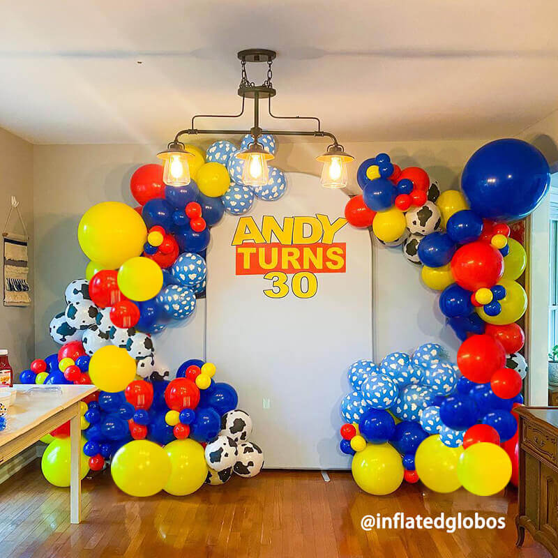 Light Blue Chiara Arch Cover-ubackdrop