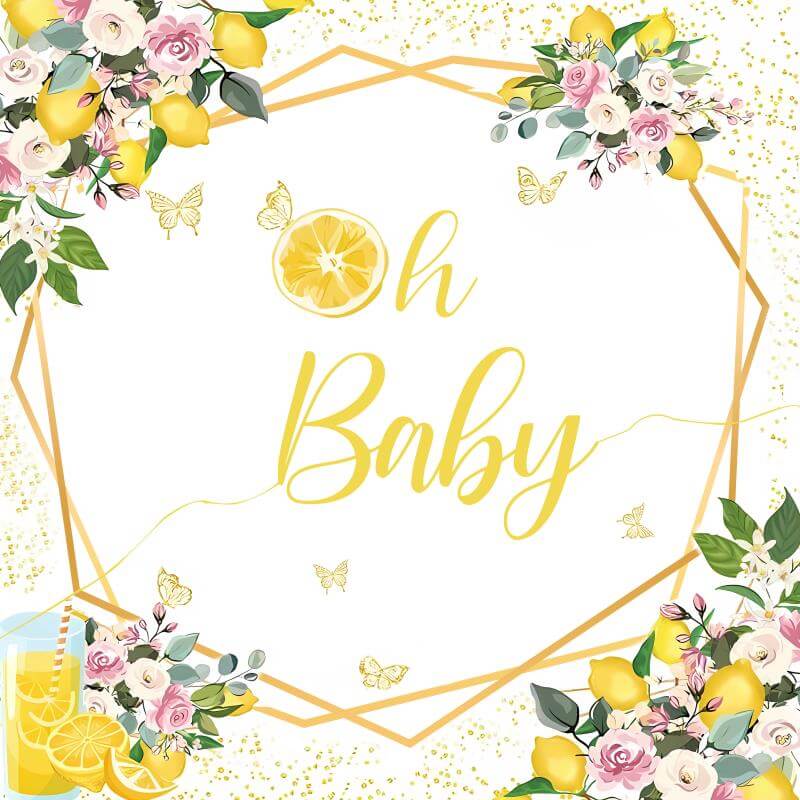 1st Birthday Party Oh Baby Party Decoration Backdrops-ubackdrop