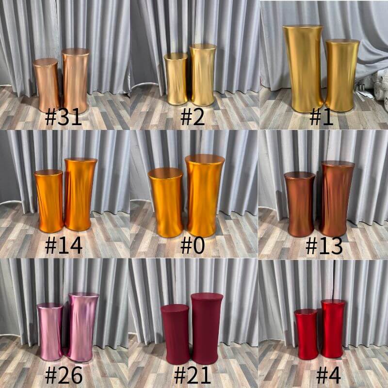 Bling Bling Solid Color Pedestal Cover