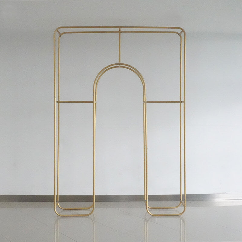 Curved Wedding Arch Double Layer Party Decoration Flower Arch-ubackdrop