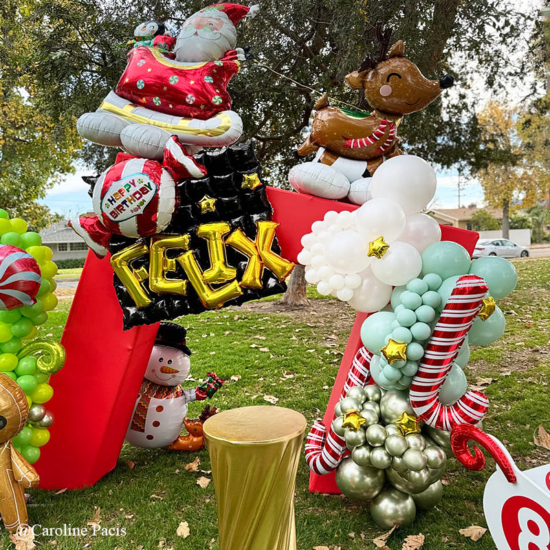 3D Arches Party Backdrop Stand for Birthday&Baby Shower&Wedding Party Decoration-ubackdrop