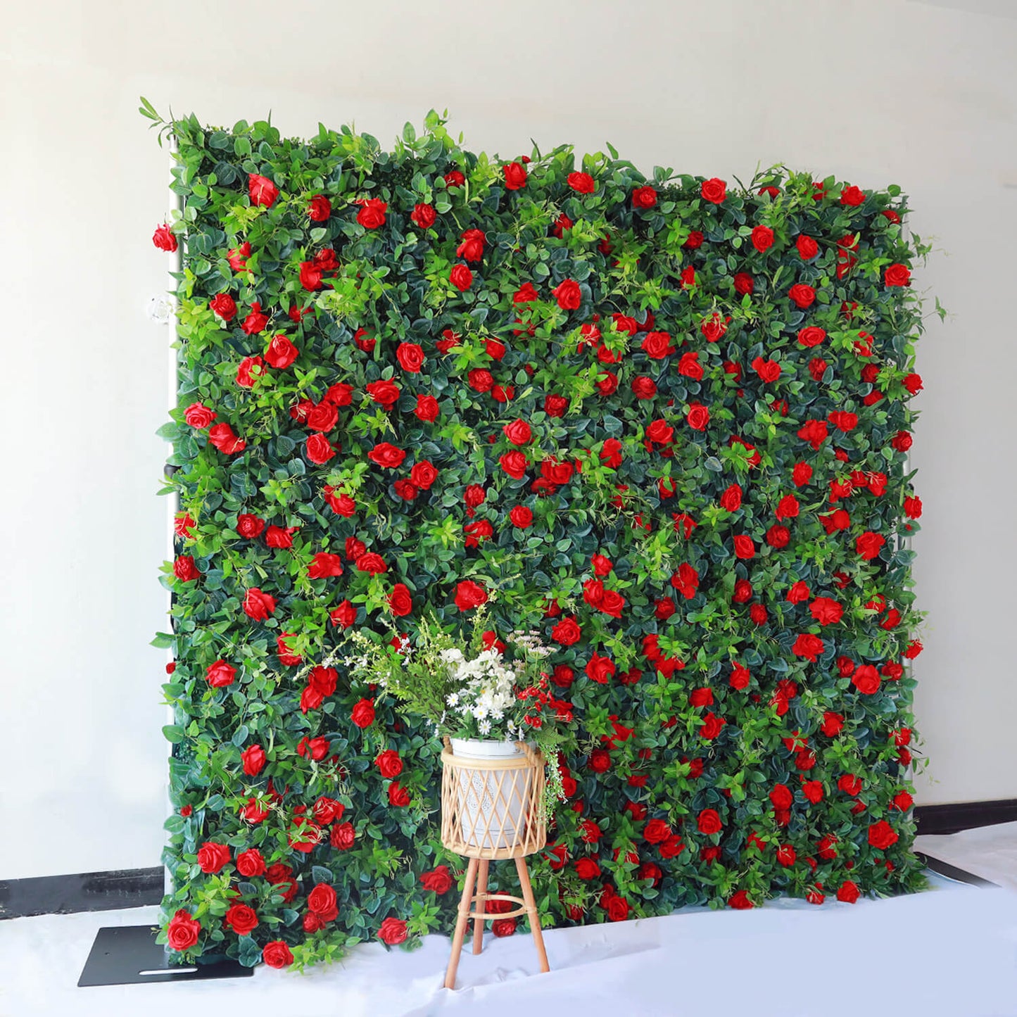 3D Artificial Wedding Flower Wall Backdrop For Event Wedding&Birthday Decoration-ubackdrop