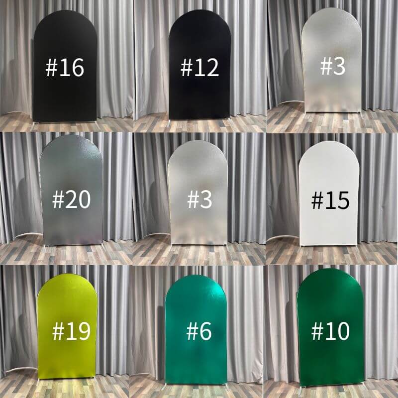Chiara Arch Shiny Backdrop Wall Set-ubackdrop