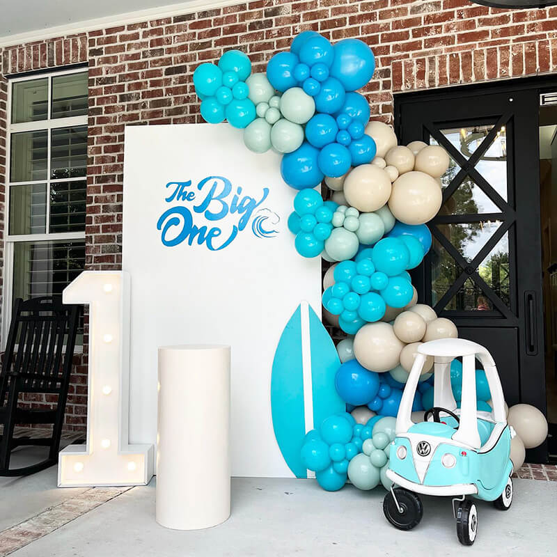 3x7ft Party Backdrop Stand Party Decor Baby Shower Birthday Rectangular Wall Stand-ubackdrop