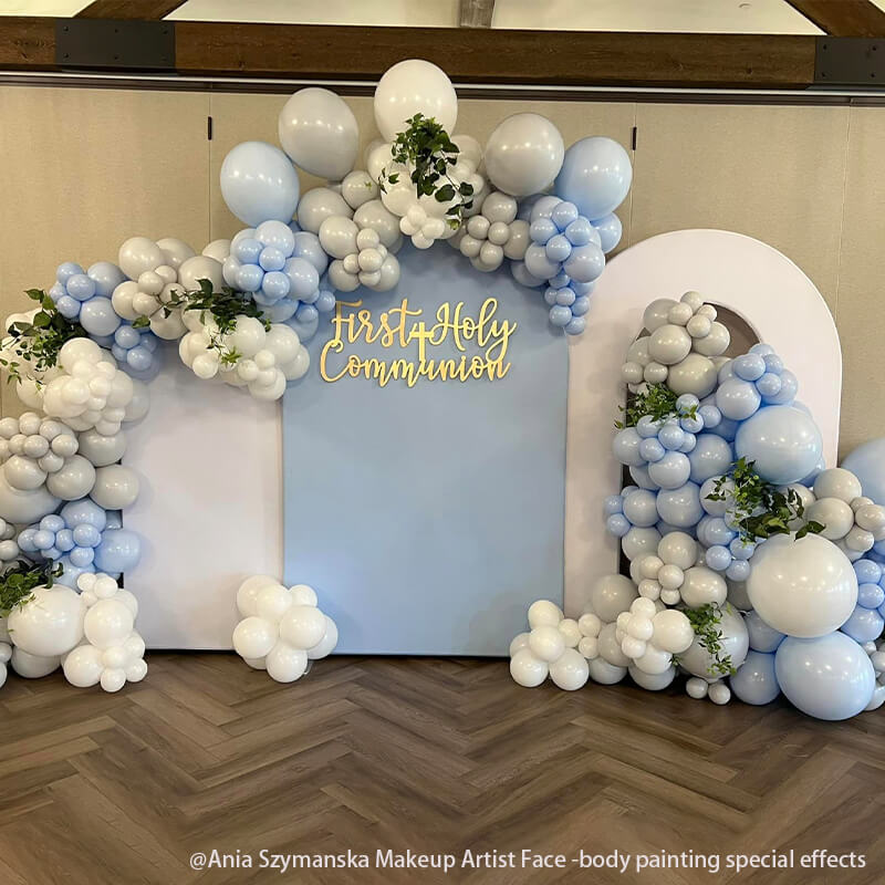 Chiara Backdrop Wall Set 4PCS Arched Frames with Covers Set-ubackdrop