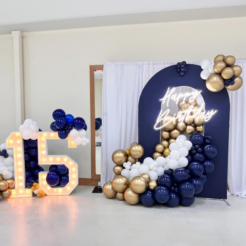 5X7.5ft Open Wall with Backdrop Cover for Party Decoration-ubackdrop