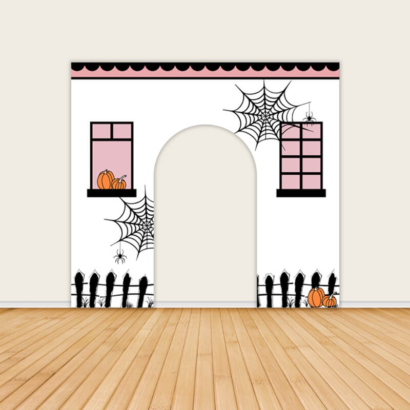 7.5x7.5ft Arch Frame Welcome Stand Door Party Backdrop Cover-ubackdrop