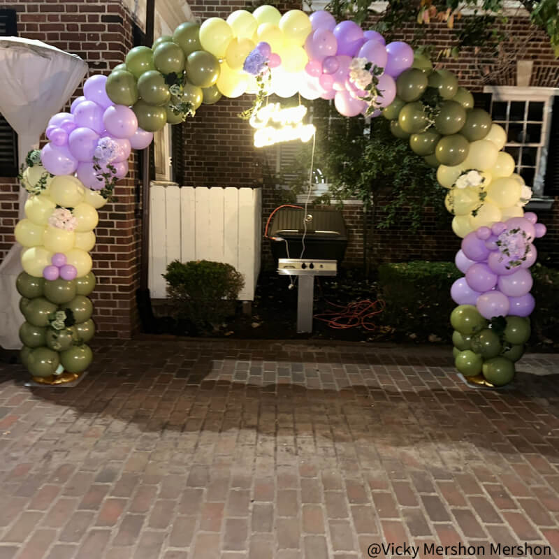 10x8 Ft Aluminum Balloon Arch Frame Wedding Arch Stand