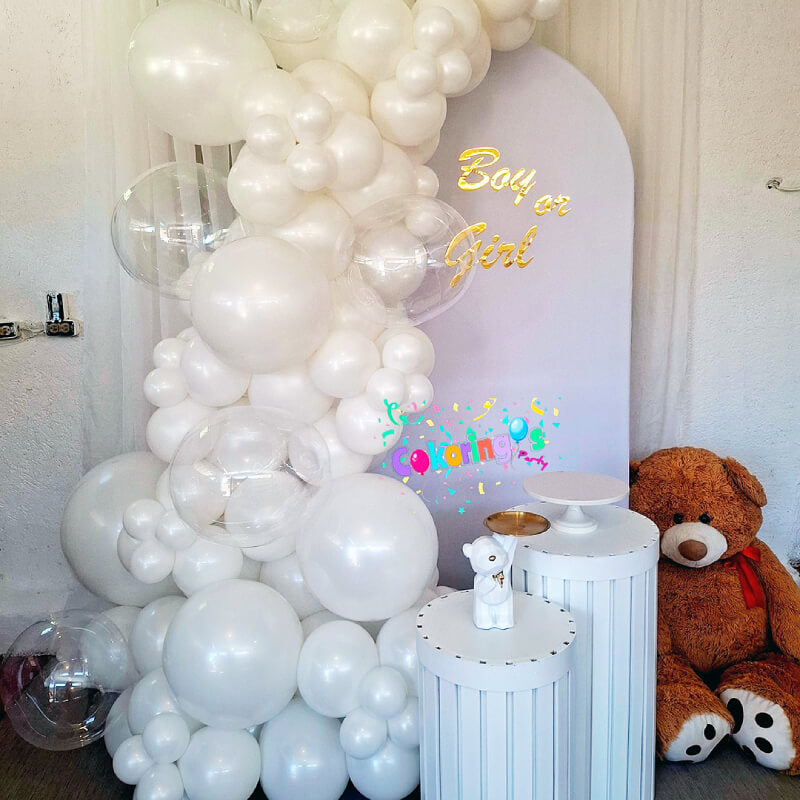 4x7ft Chiara Arched Backdrop Frame Custom Arched Wall Backdrop Cover for Party Decoration-ubackdrop