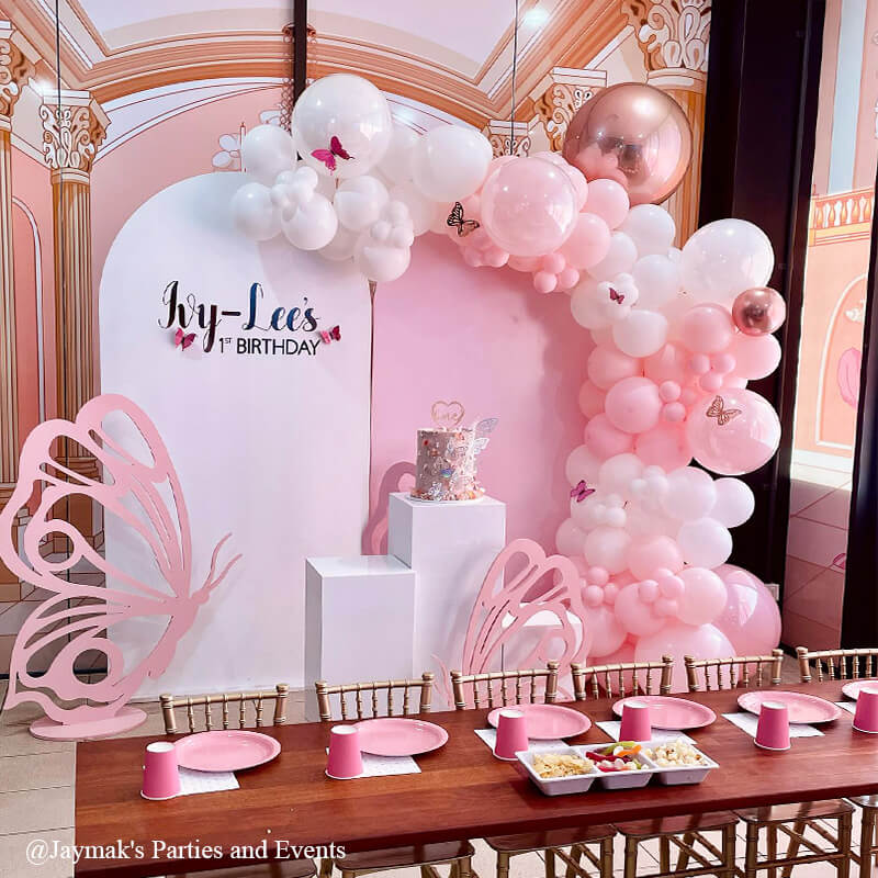 Chiara Backdrop Wall Set, Arched Wall Set Birthday&Baby Shower&Wedding Party Decoration