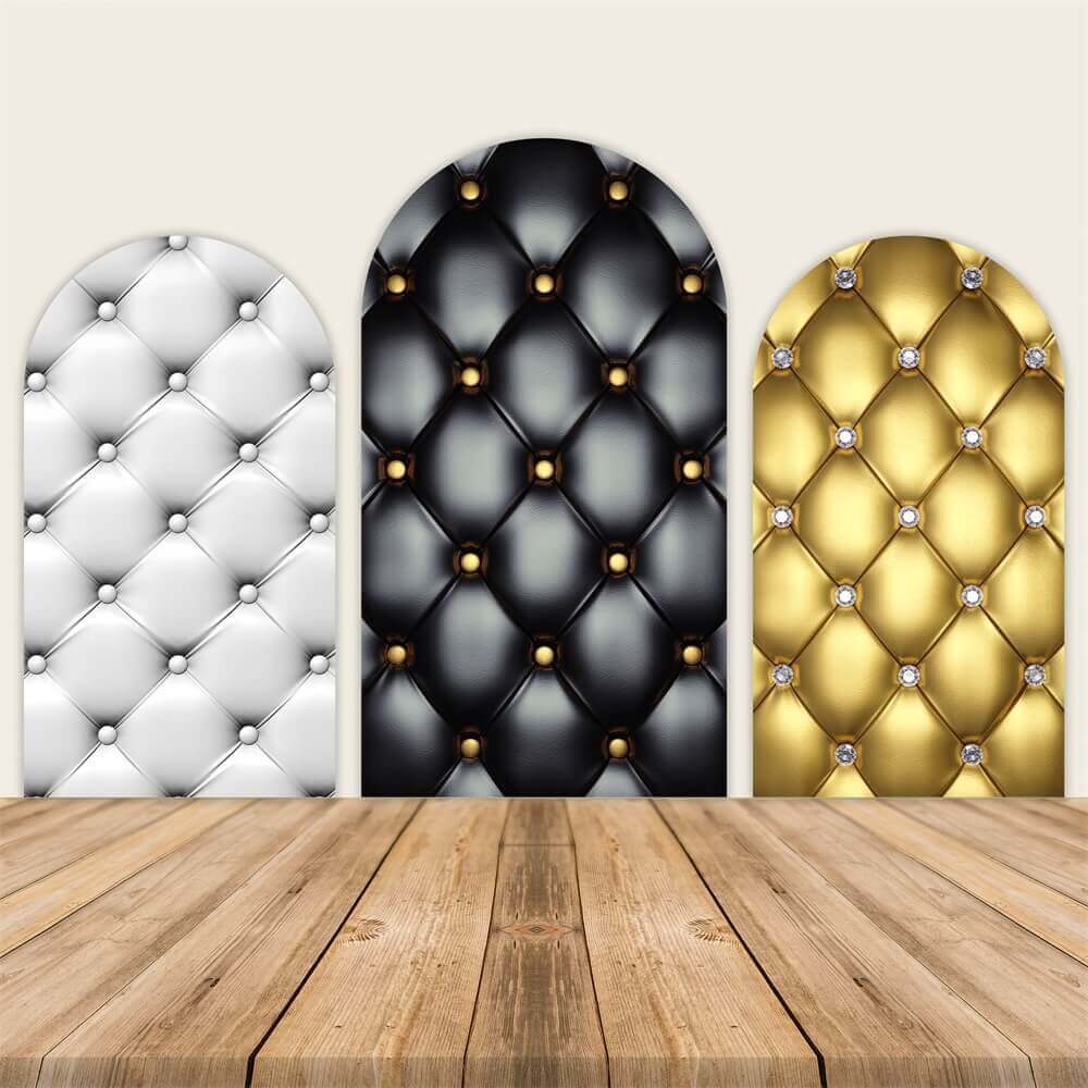 Leather Birthday Chiara Arch Backdrop Covers-ubackdrop