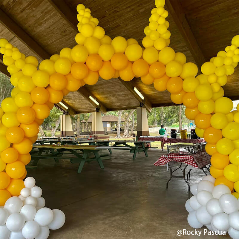 10x8 Ft Aluminum Balloon Arch Frame Wedding Arch Stand-ubackdrop
