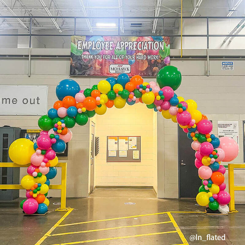 10x8 Ft Aluminum Balloon Arch Frame Wedding Arch Stand-ubackdrop