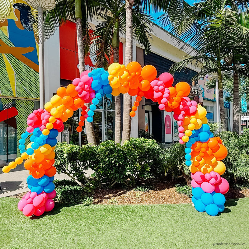 10x8 Ft Aluminum Balloon Arch Frame Wedding Arch Stand-ubackdrop