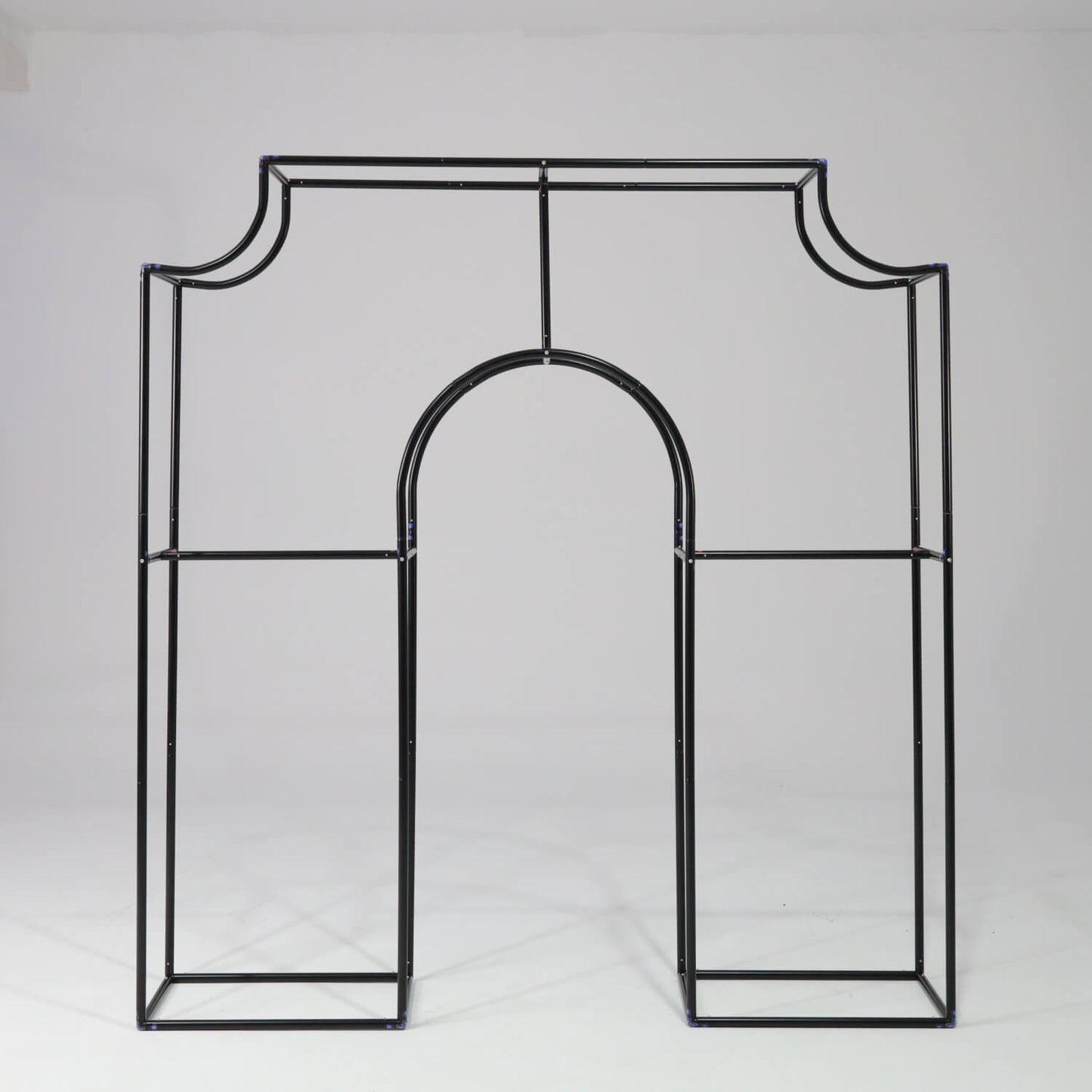 6.5x7.2ft Black Arc de Triomphe Party Backdrop Stand-ubackdrop