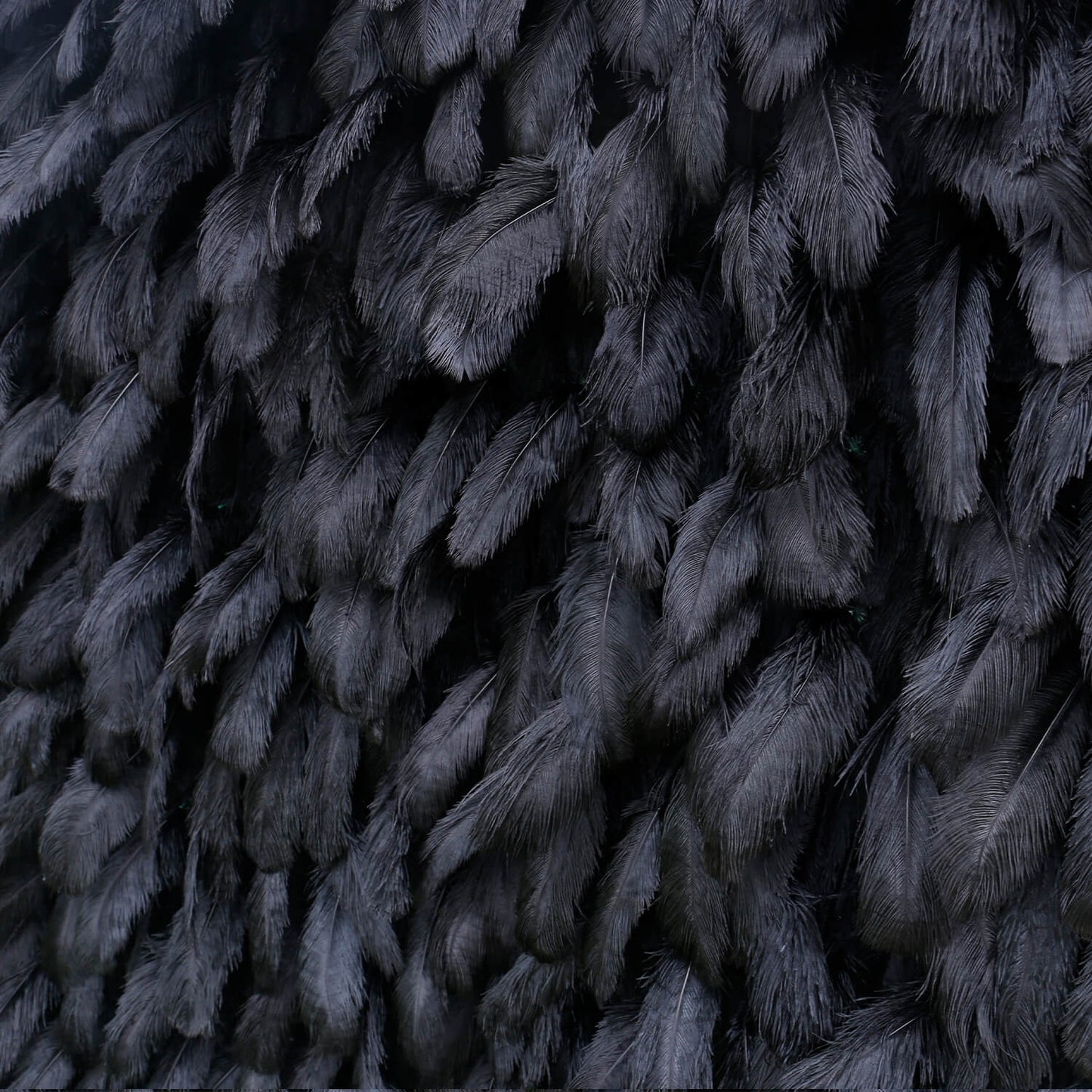 Black Feather Flower Wall for Wedding Arrangement Bridal Shower Party Backdrop-ubackdrop