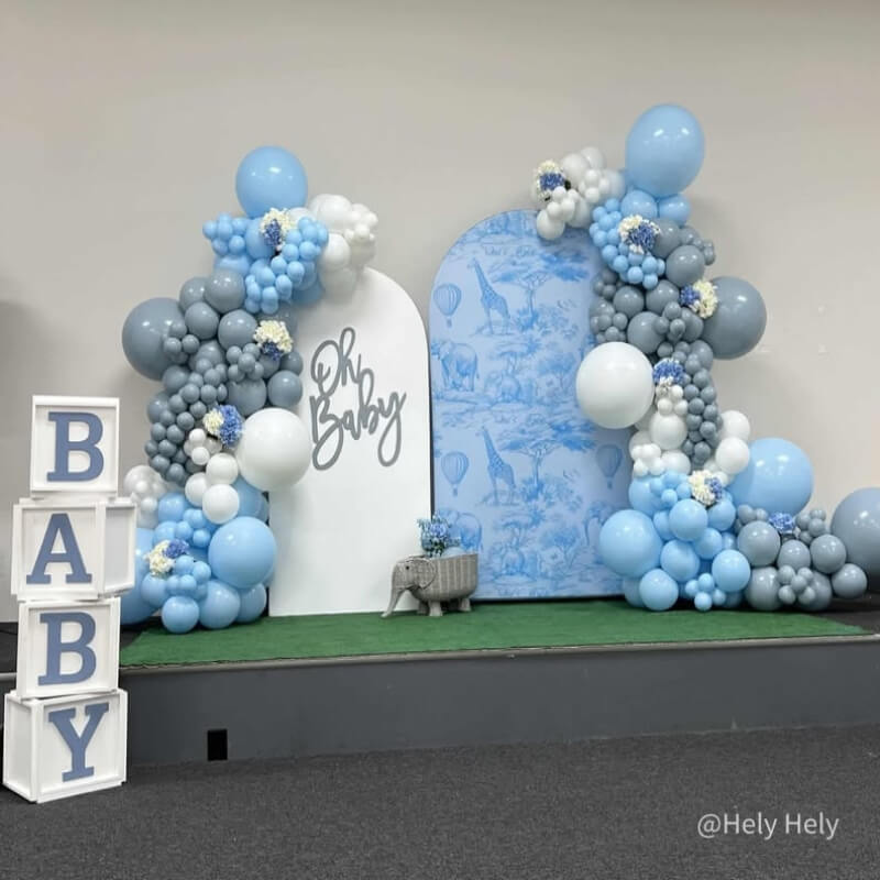 Chiara Backdrop Wall Set, Arched Wall Set Birthday&Baby Shower&Wedding Party Decoration-ubackdrop