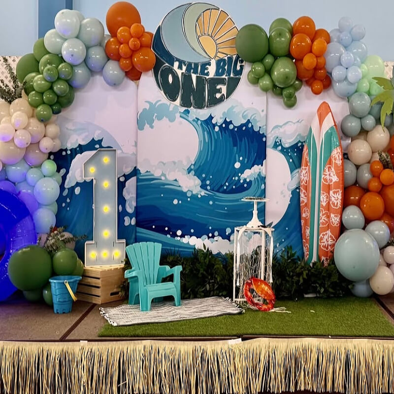 Chiara Backdrop Wall Set, Arched Wall Set Birthday&Baby Shower&Wedding Party Decoration-ubackdrop