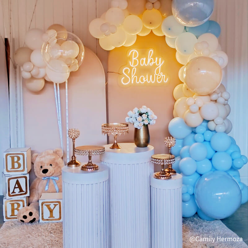 Chiara Backdrop Wall Set, Arched Wall Set Birthday&Baby Shower&Wedding Party Decoration-ubackdrop