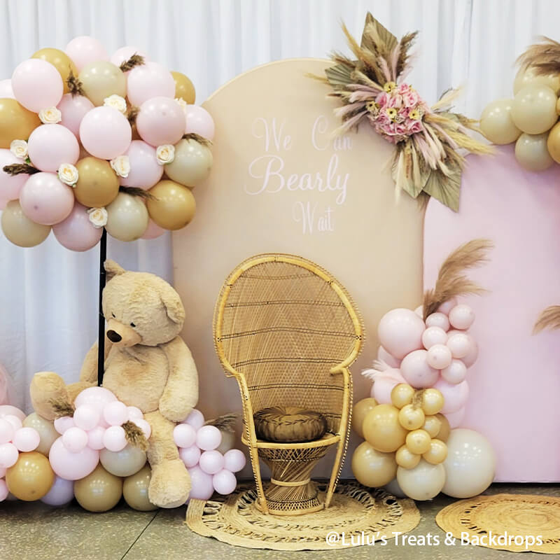 Chiara Backdrop Wall Set, Arched Wall Set Birthday&Baby Shower&Wedding Party Decoration-ubackdrop