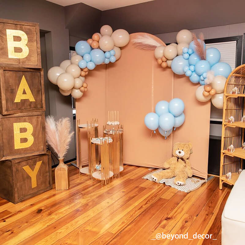 Chiara Backdrop Wall Set, Arched Wall Set Birthday&Baby Shower&Wedding Party Decoration-ubackdrop