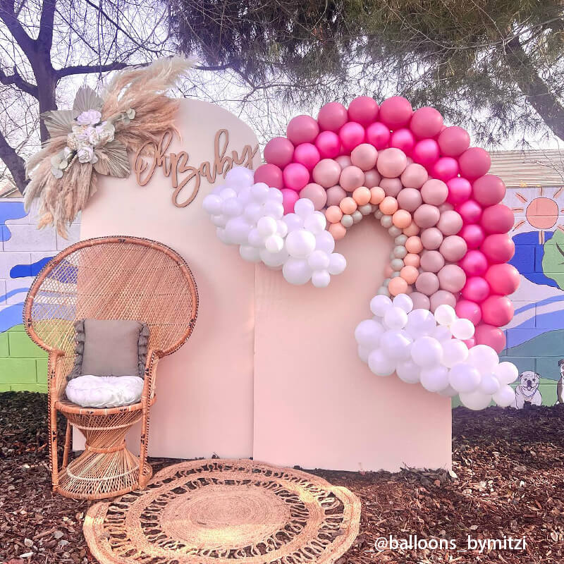 Chiara Backdrop Wall Set, Arched Wall Set Birthday&Baby Shower&Wedding Party Decoration-ubackdrop