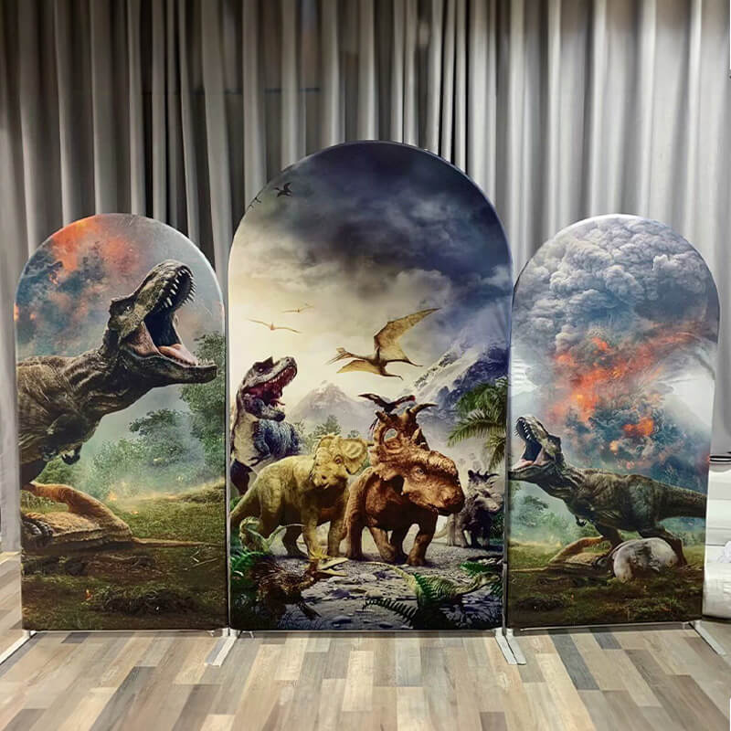 Dinosaur Theme Chiara Arch Wall Cover-ubackdrop