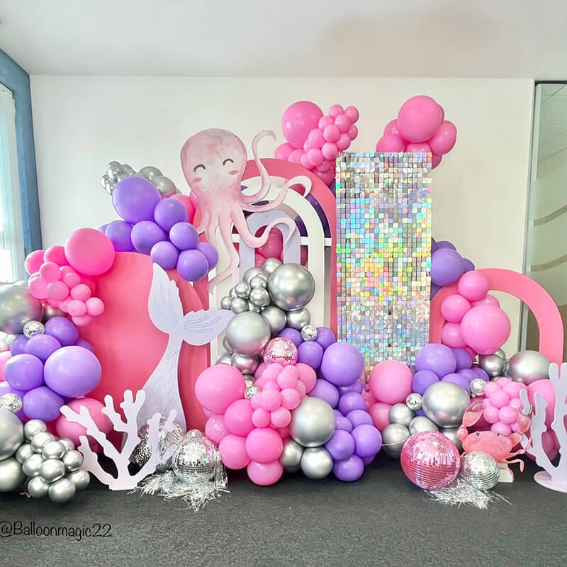Fancy Silver Shimmer Wall Panels – Easy Setup Wedding/Event/Theme Party Decorations-ubackdrop