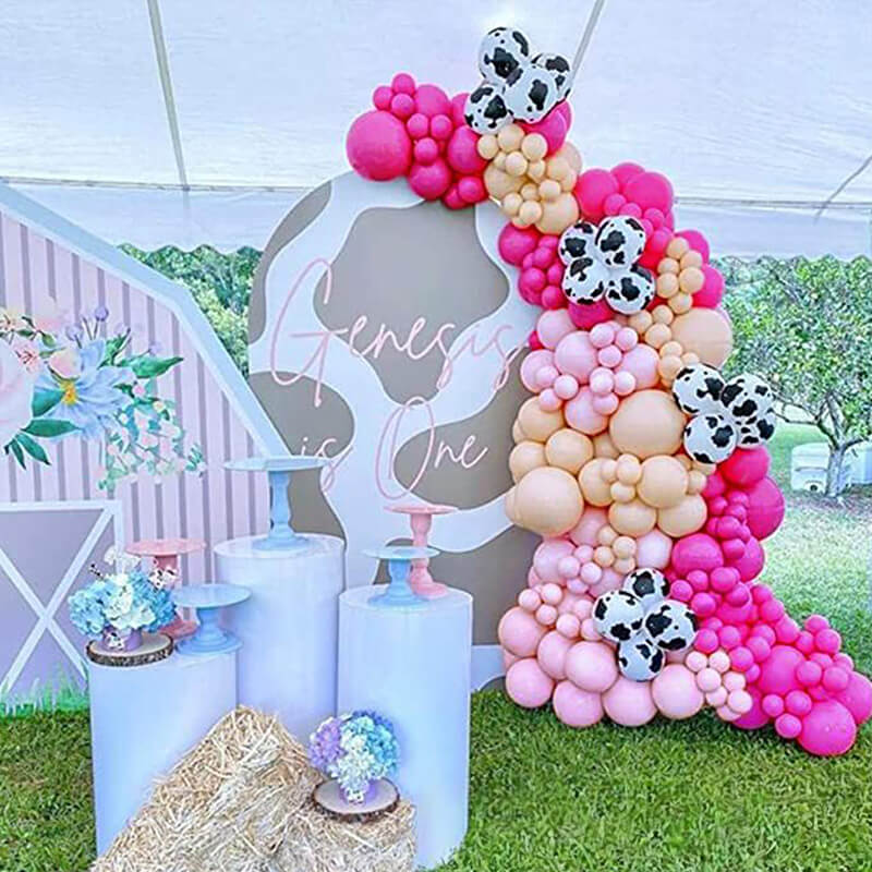 Farm Theme Party Cow Balloon Kit for Baby Shower Kids Birthday Party-ubackdrop