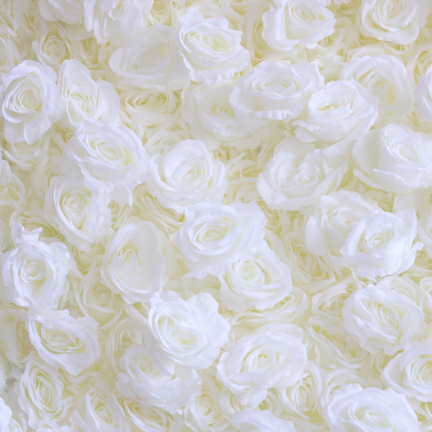 White and Red Roses Fabric Artificial Flower Wall For Wedding Event-ubackdrop