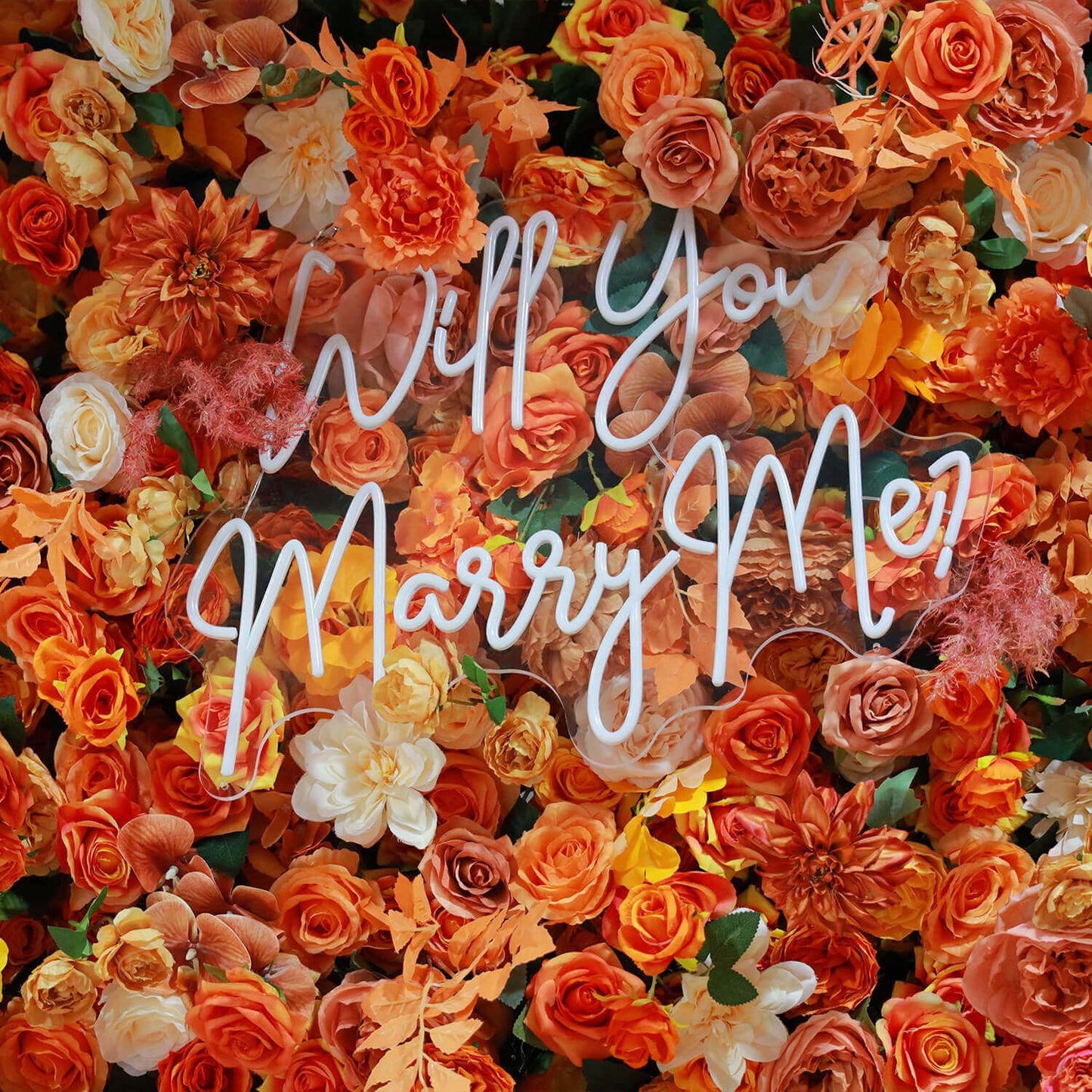 Fall Garden Fabric Artificial Flower Wall for Wedding Decoration-ubackdrop