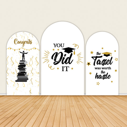 Graduation You Did It Decor Arch Backdrop Covers-ubackdrop