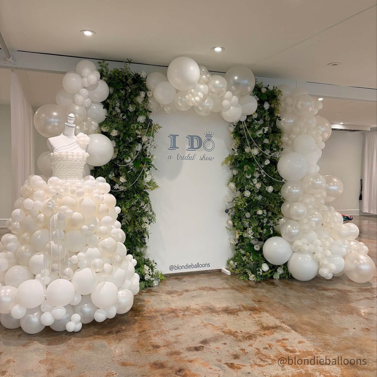 Green White Roses Fabric Artificial Flower Wall Arch Wedding Party Decoration-ubackdrop