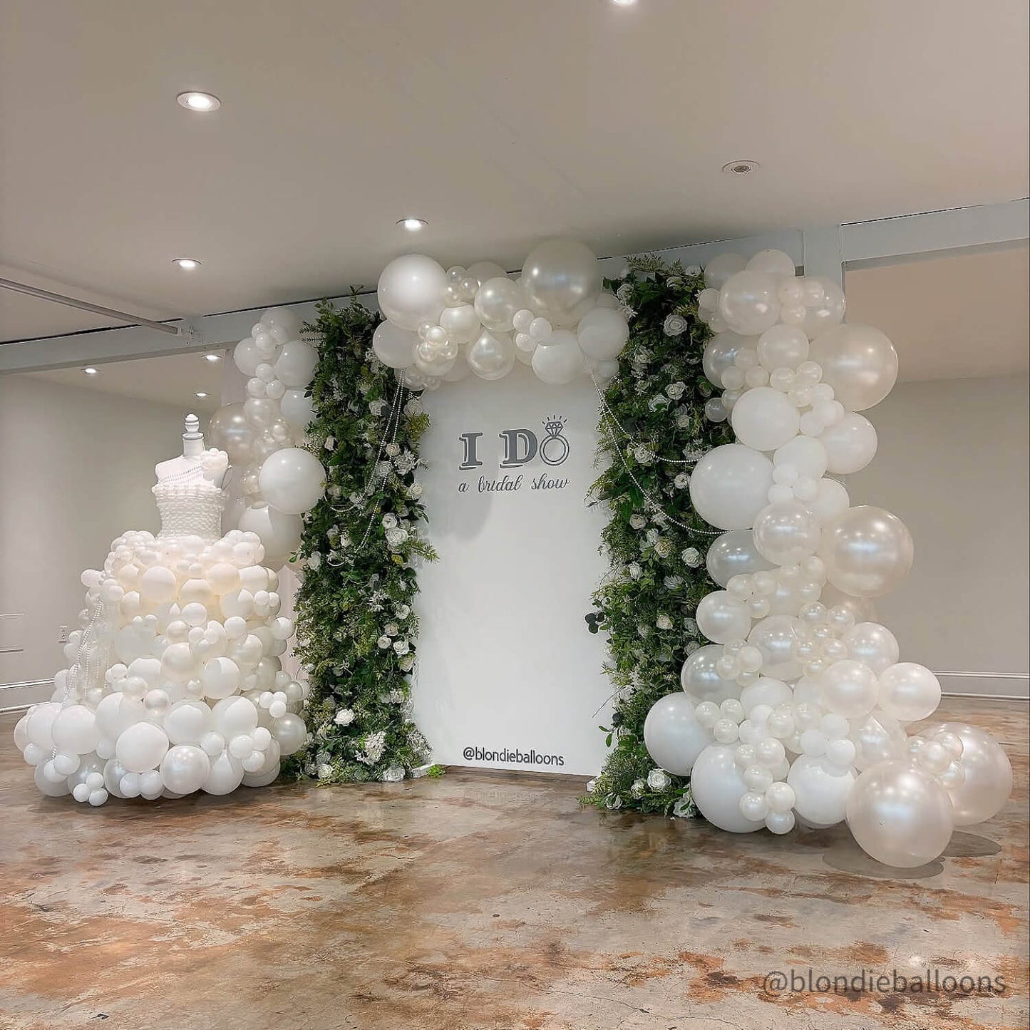 Green White Roses Fabric Artificial Flower Wall Arch Wedding Party Decoration-ubackdrop