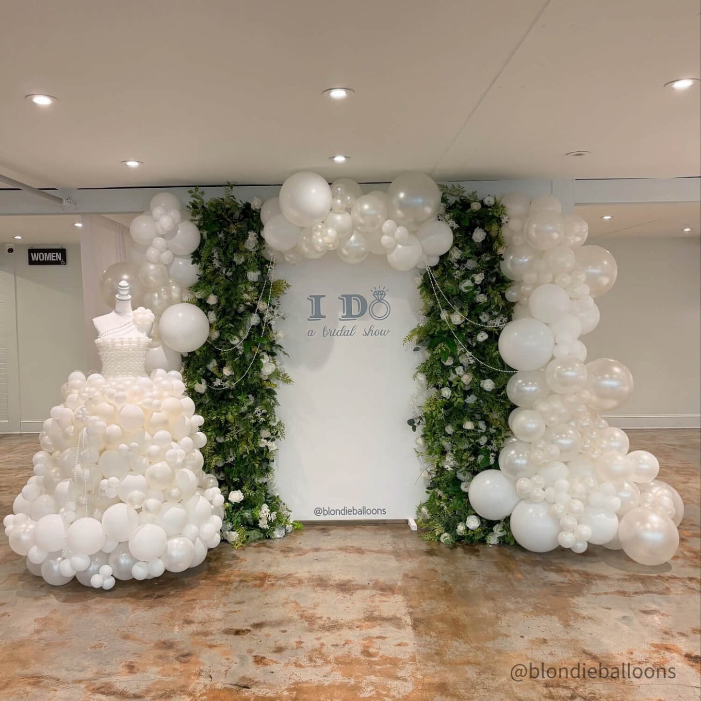 Green White Roses Fabric Artificial Flower Wall Arch Wedding Party Decoration-ubackdrop