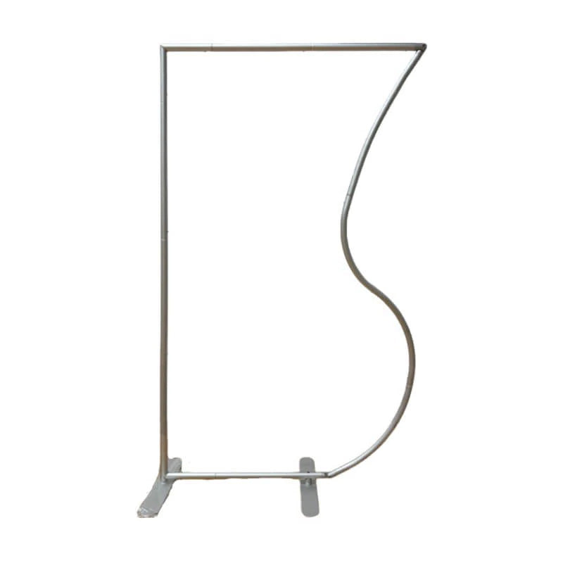 4x7ft Half Vase Backdrop Metal Frame Stand for Birthday Event Decoration-ubackdrop