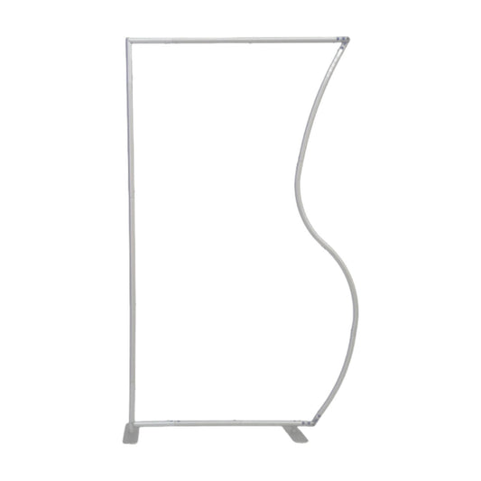4x7ft Half Vase Backdrop Metal Frame Stand for Birthday Event Decoration
