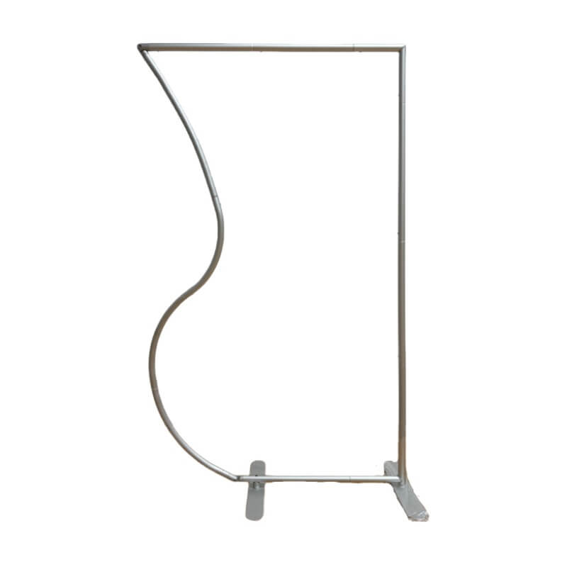 4x7ft Half Vase Backdrop Metal Frame Stand for Birthday Event Decoration-ubackdrop