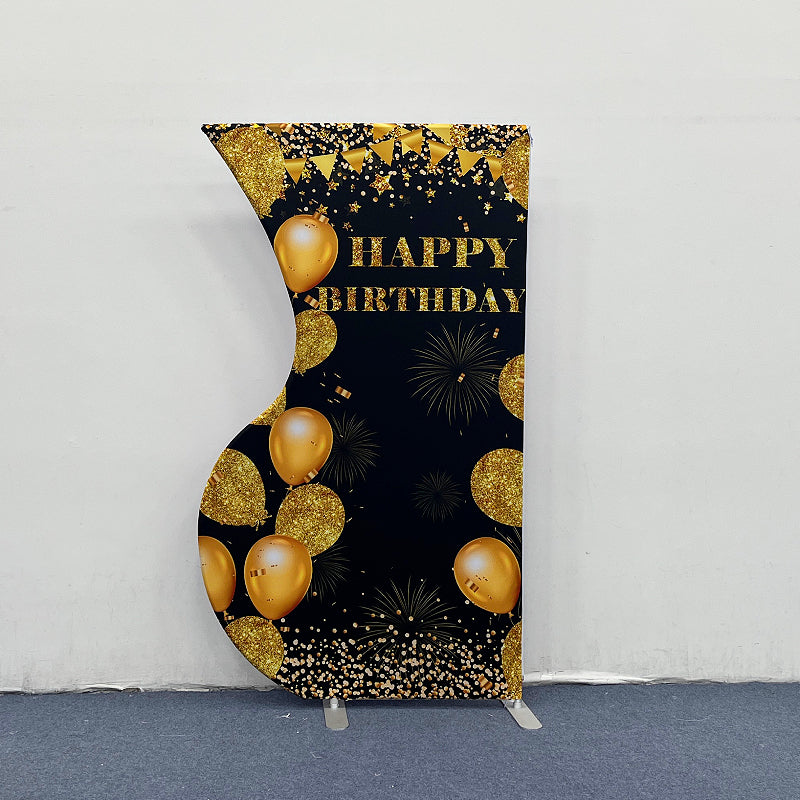 4x7ft Half Vase Backdrop Metal Frame Stand for Birthday Event Decoration-ubackdrop