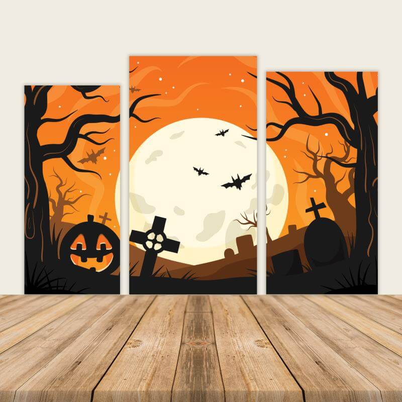 Halloween Backdrop Cloth Halloween Party Decoration-ubackdrop