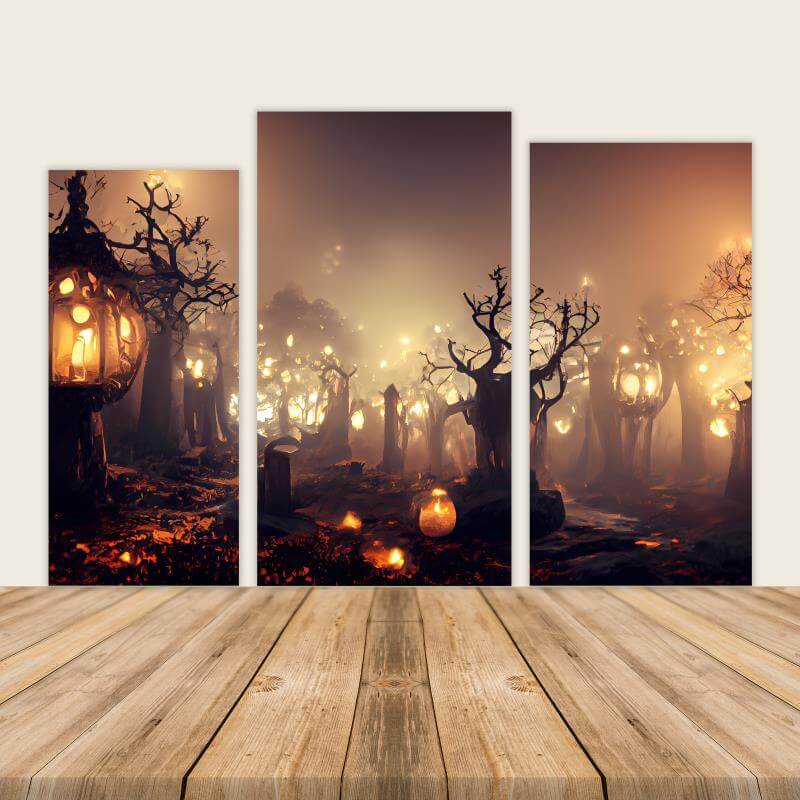 Halloween Horror Night Party Backdrop Cover-ubackdrop