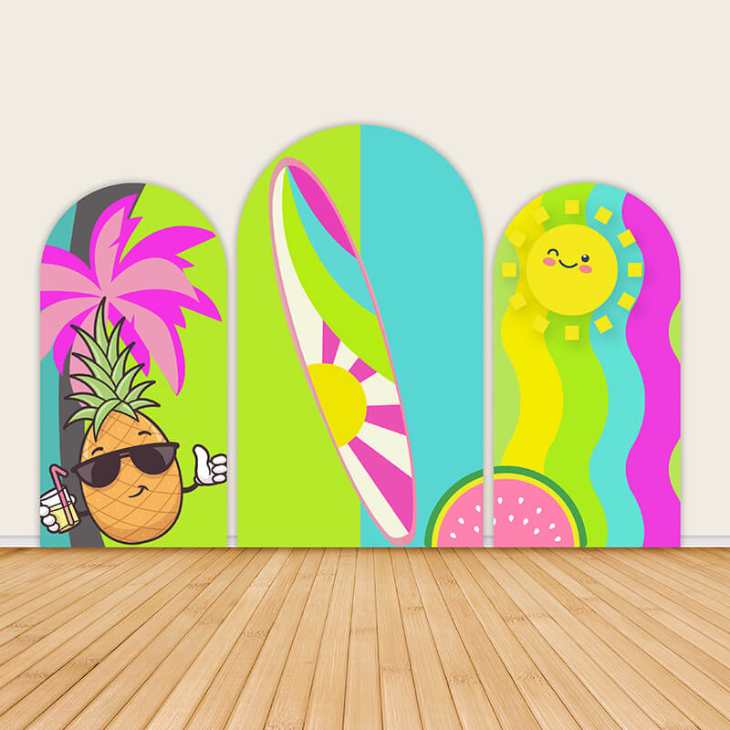 Hawaiian Aloha Summer Beach Party Decorations Backdrop-ubackdrop