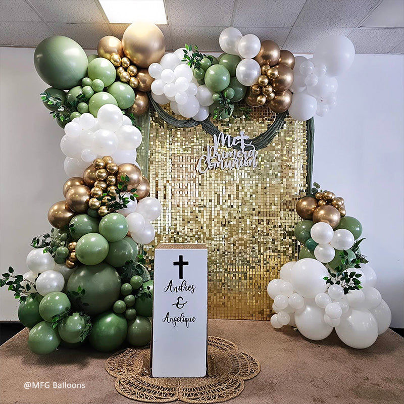 Light Gold Shimmer Wall Panels – Easy Setup Wedding/Event/Theme Party Decorations-ubackdrop