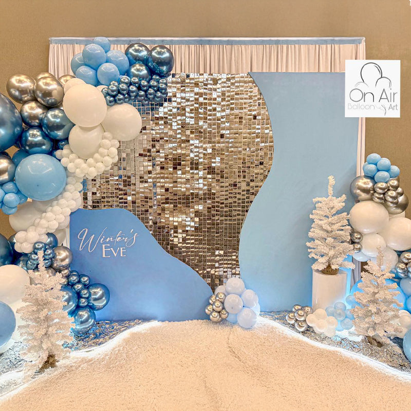 Light Gold Shimmer Wall Panels – Easy Setup Wedding/Event/Theme Party Decorations-ubackdrop