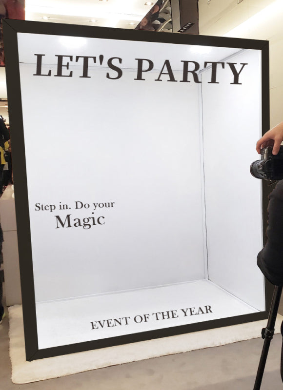 6.5x7.5ft Magazine Photo Booth Party Photo Box-ubackdrop